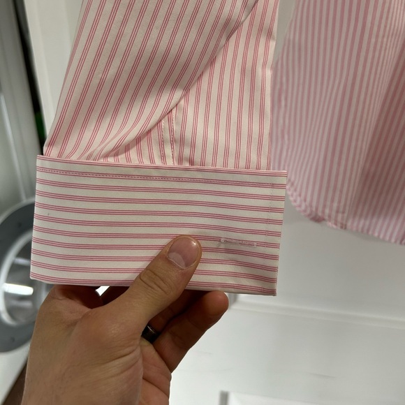 Hugo Boss Men’s Button Down Dress Shirt with French Cuffs - Picture 2 of 7